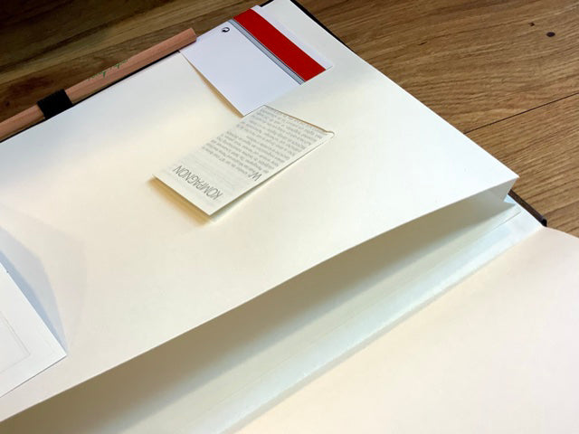 Notizbuch A4 liniert nummeriert schwarz Kompagnon Brunnen
