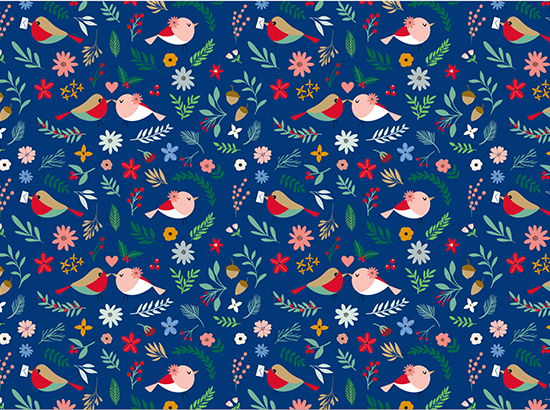 Geschenkpapier Bird Love Story (Bow&Hummingbird)