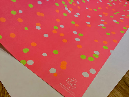 Geschenkpapier Neon Konfetti Bow&Hummingbird RC