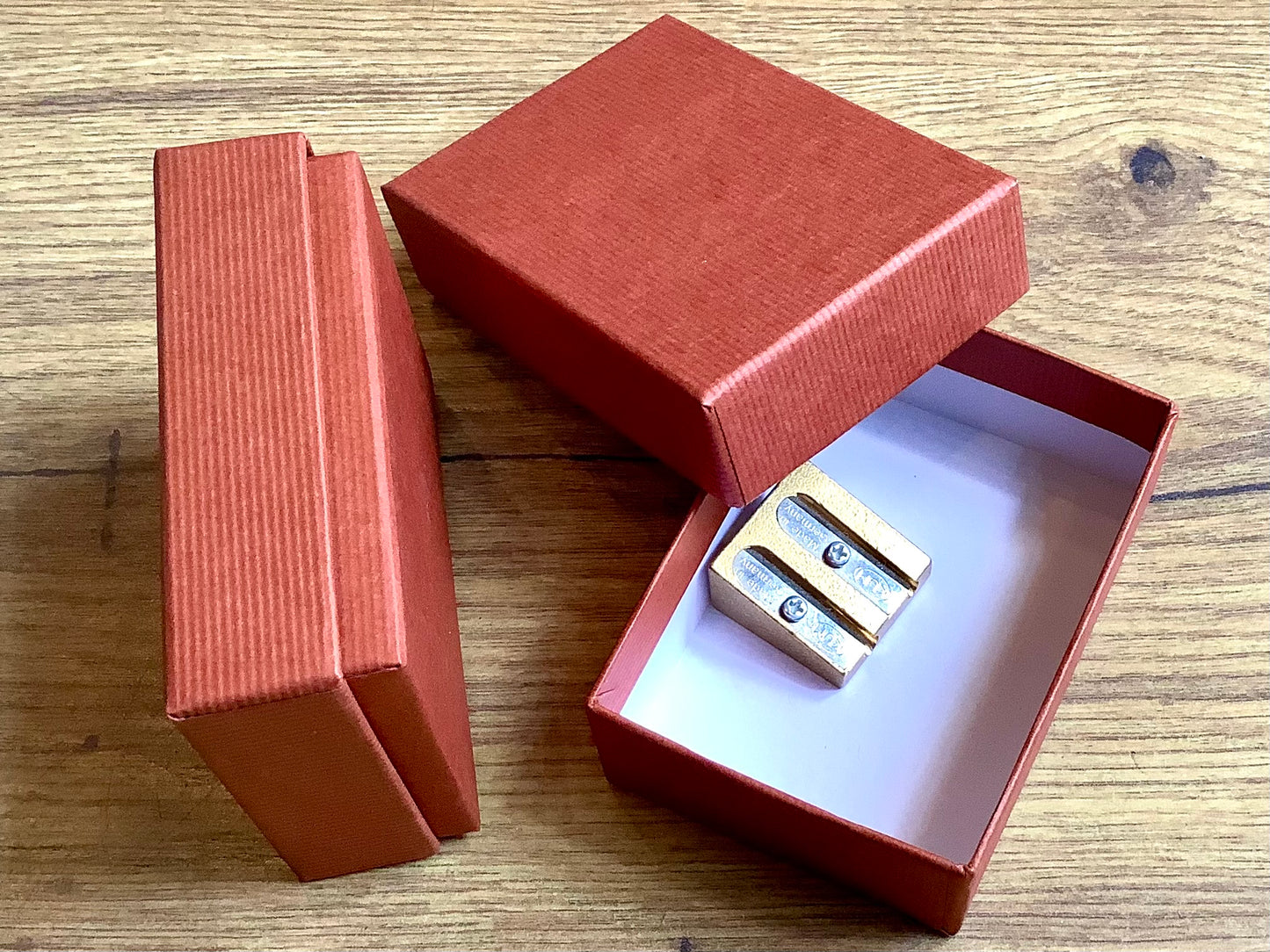 Mini-Schachtel braunrot 8x5,5x2,5cm