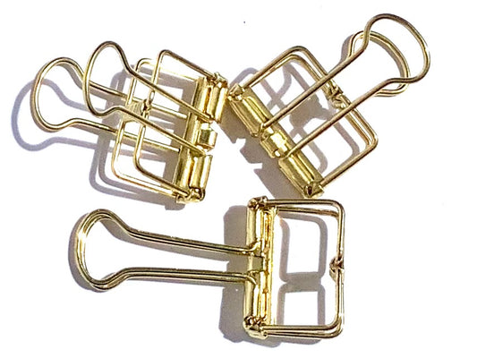 Deko-Clip gold foldback 2cm°