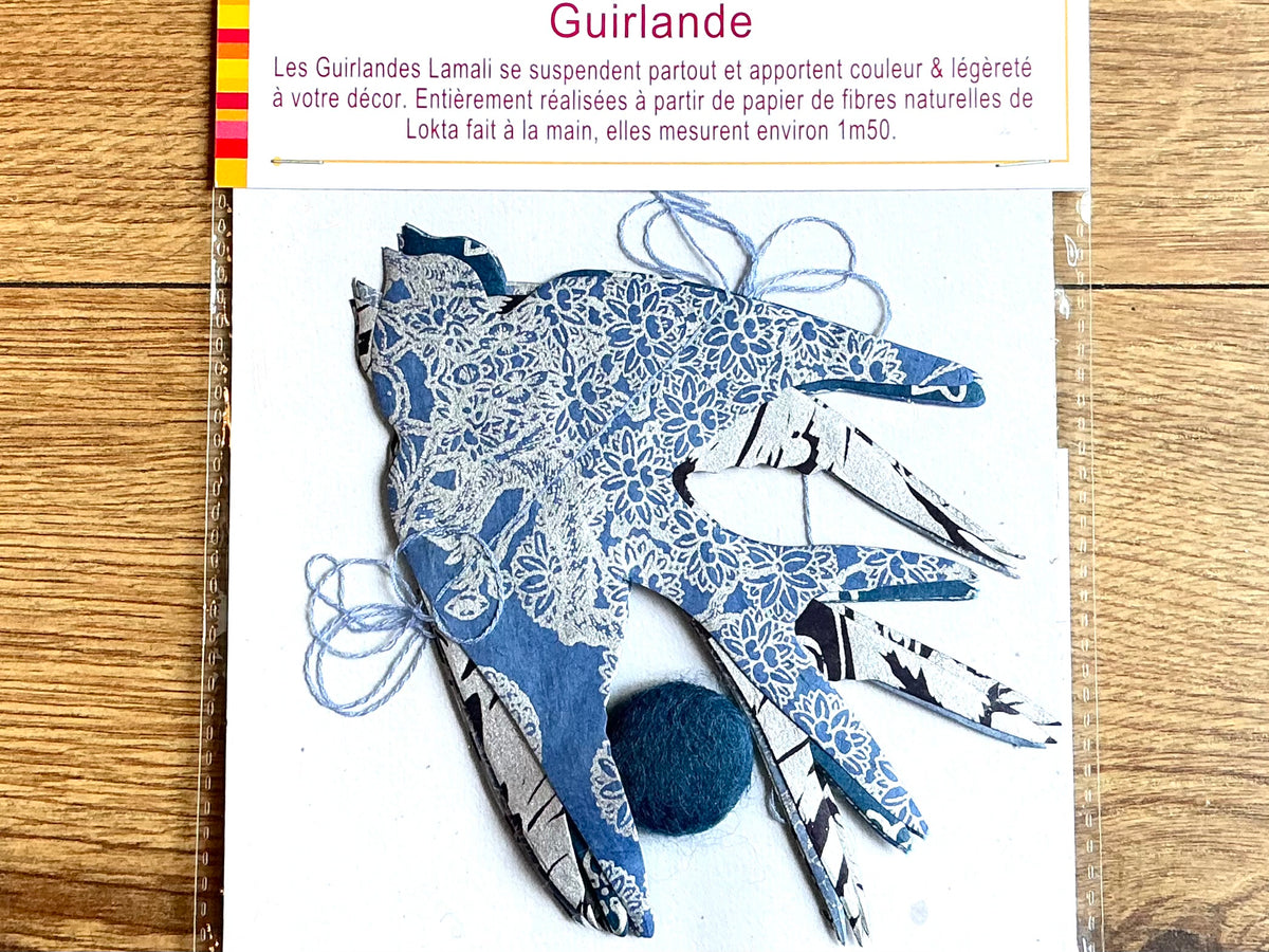 Girlande Papier-Mobile Schwalben Lamali°