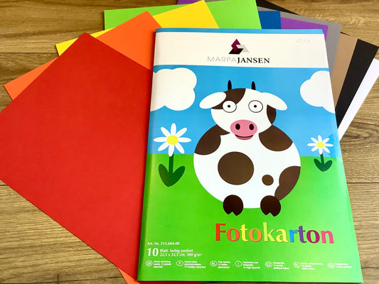 Fotokarton 22x32cm 10Bogen MarpaJansen
