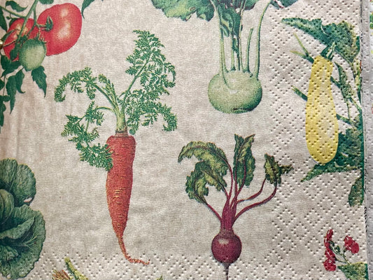 Servietten Gemüse 100% Recycling