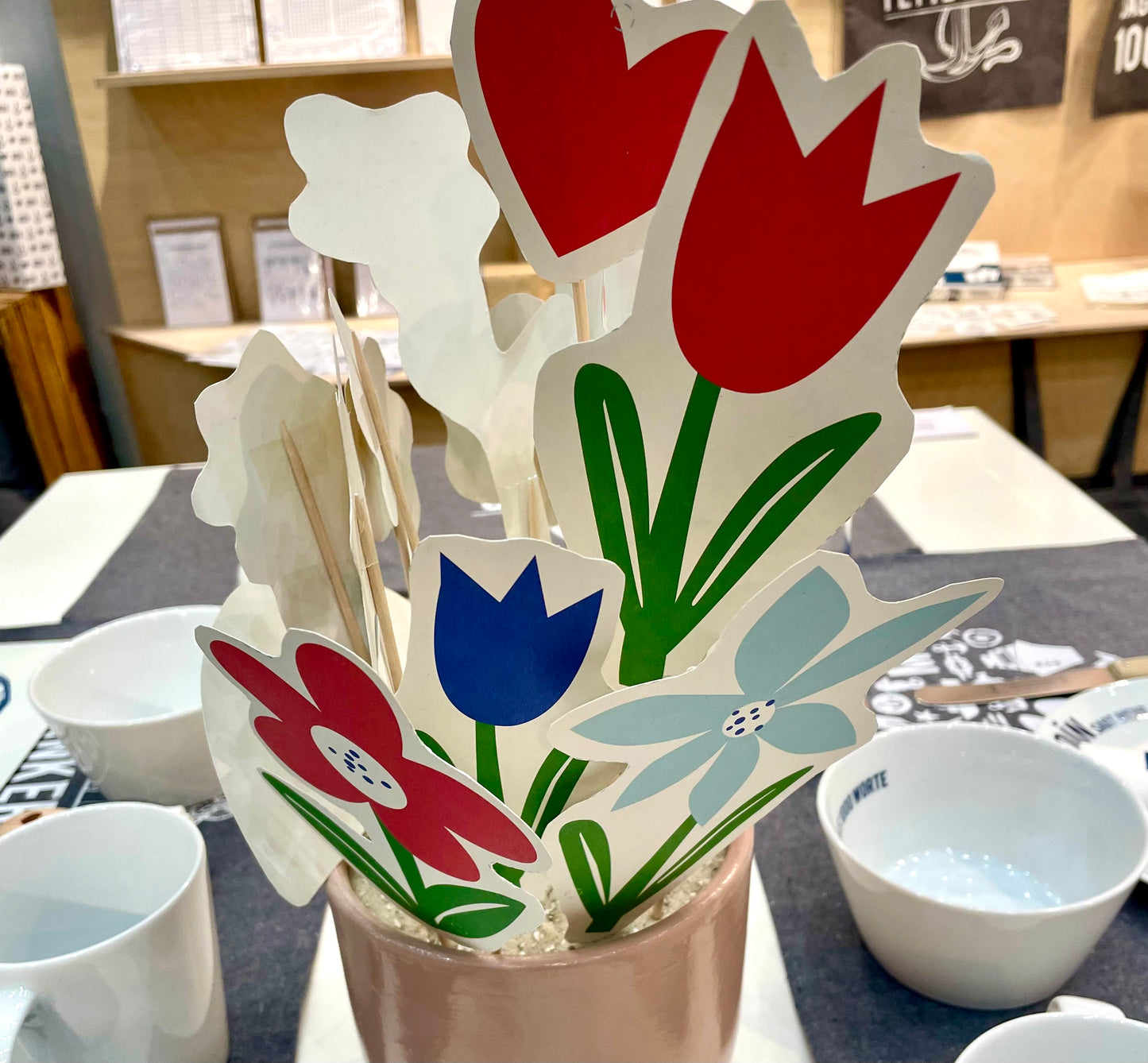 Bastelbogen 48x69 Flower Power (Bow&Humm.)