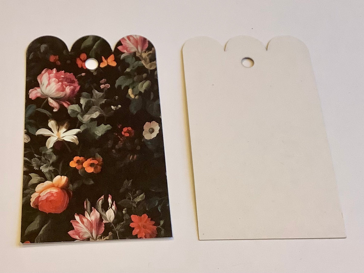 Geschenkanhänger Alte Meister Blumen „30x40“