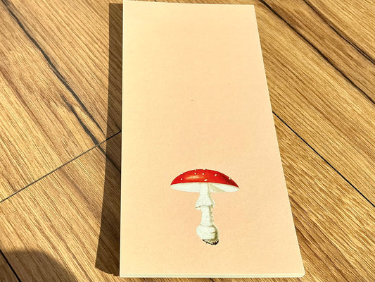 Notizblock lang Fliegenpilz RC "30x40" 10x21cm