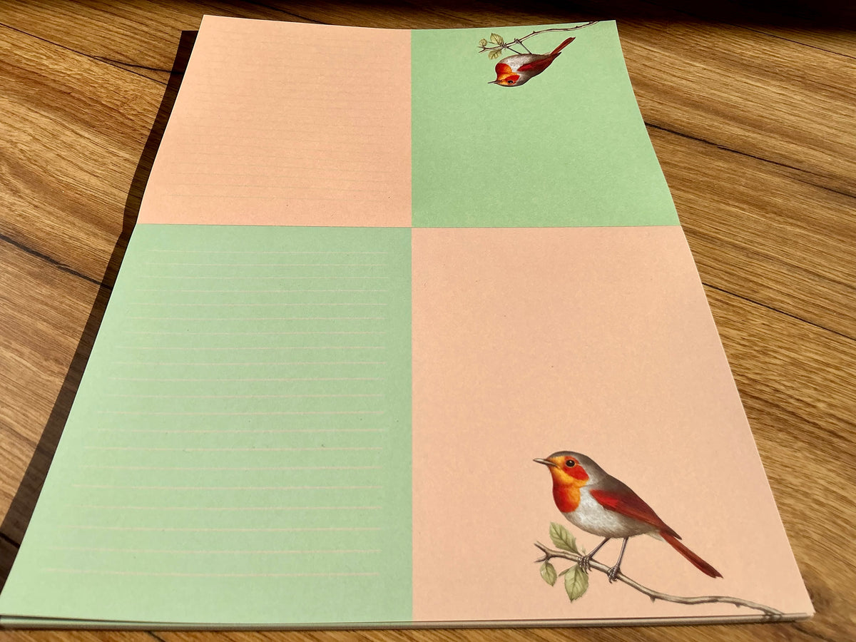 Notizblock A5 quer Robin Briefpapier RC "30x40"