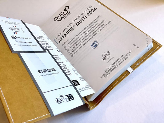 Wochenkalender 10x15cm RC Quo Vadis Nelies 2026