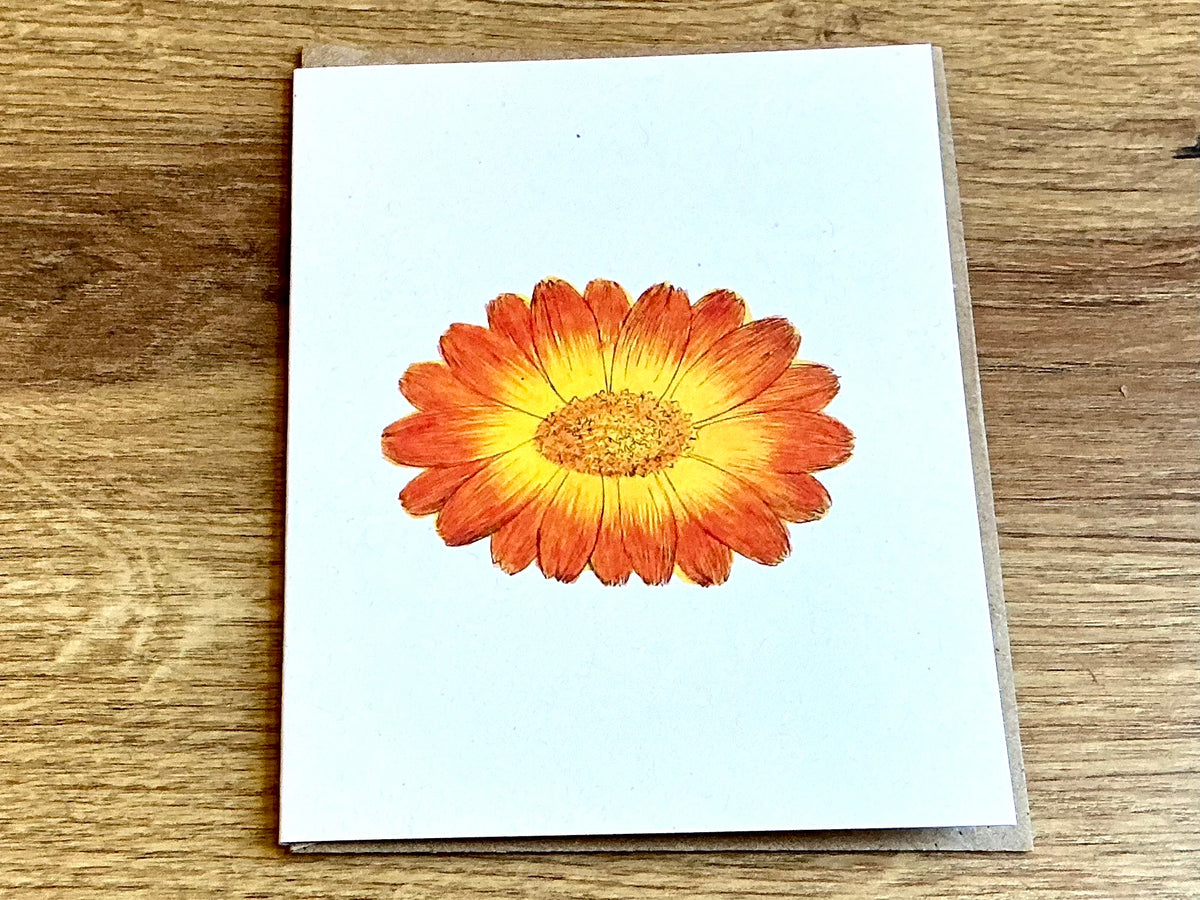 Kleine Grußkarte A7 Blumen („30x40“) RC