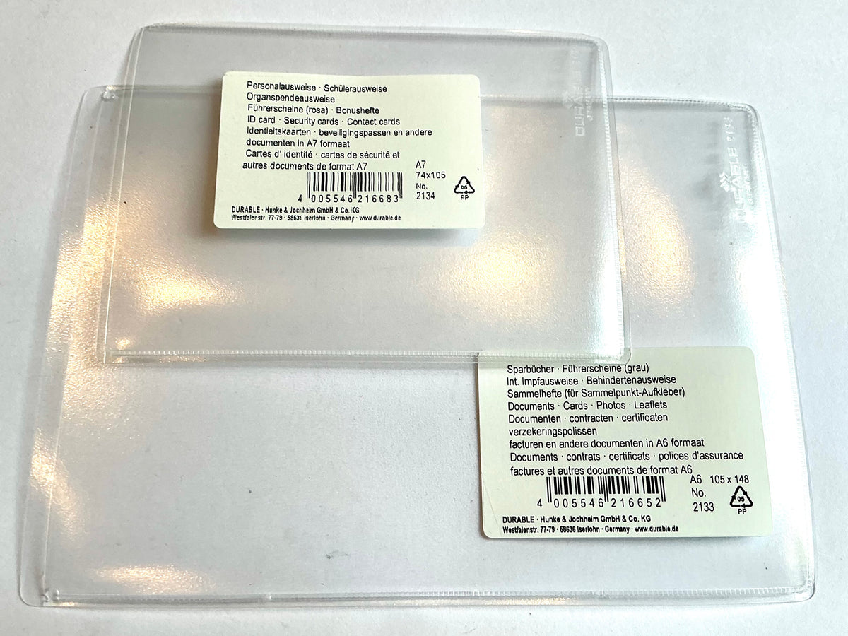 Ausweishülle Steckhülle Durable°