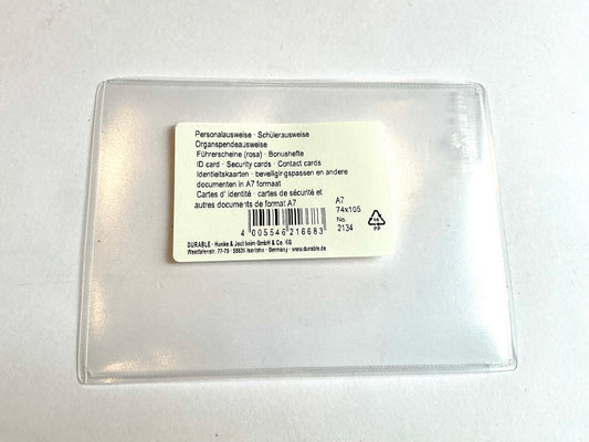 Ausweishülle Steckhülle Durable°