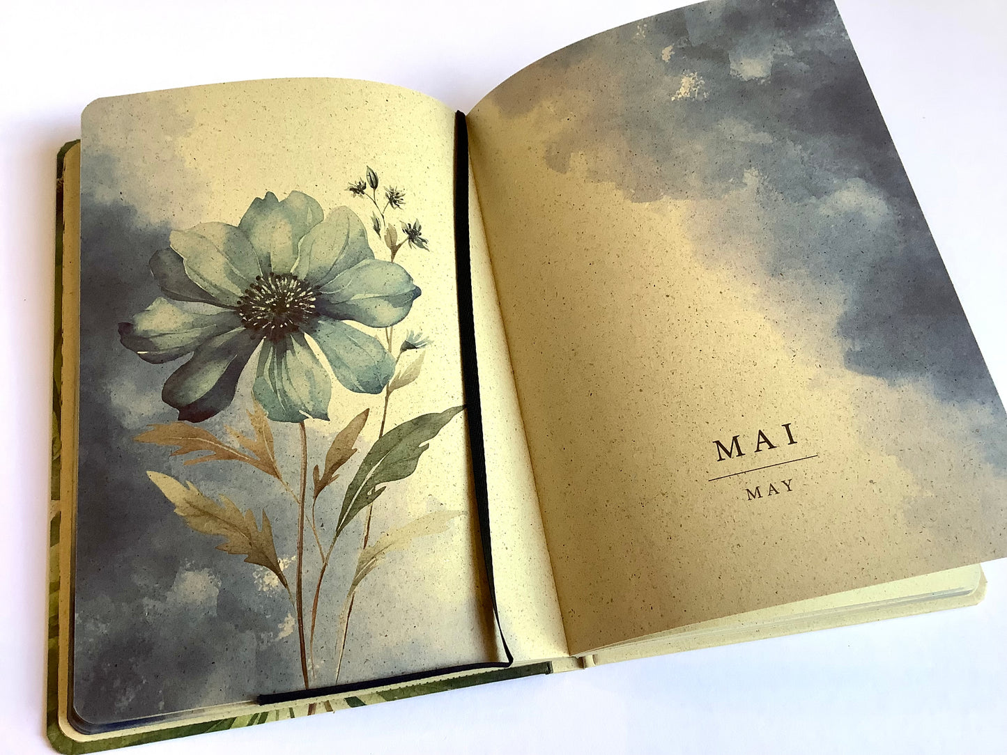 Wochenkalender A5 matabooks Spring green Graspapier 2026