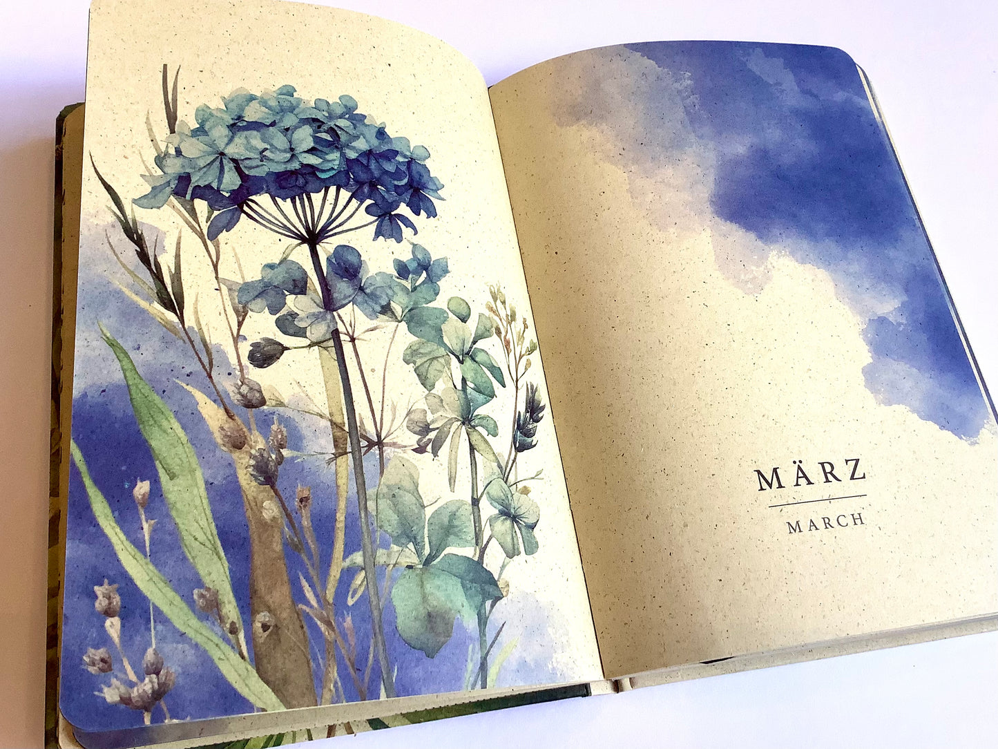 Wochenkalender A5 matabooks Spring green Graspapier 2026