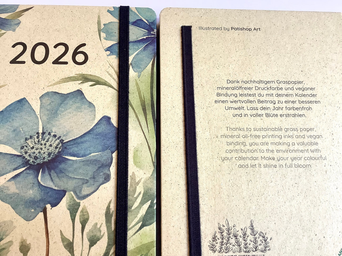 Wochenkalender A5 matabooks Spring green Graspapier 2026