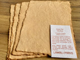 Baumwollpapier 10 Blatt handgeschöpft 18x24 120g Lamali°