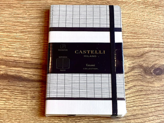 Notizbuch Castelli liniert A6 Tatami White Milk 192S.