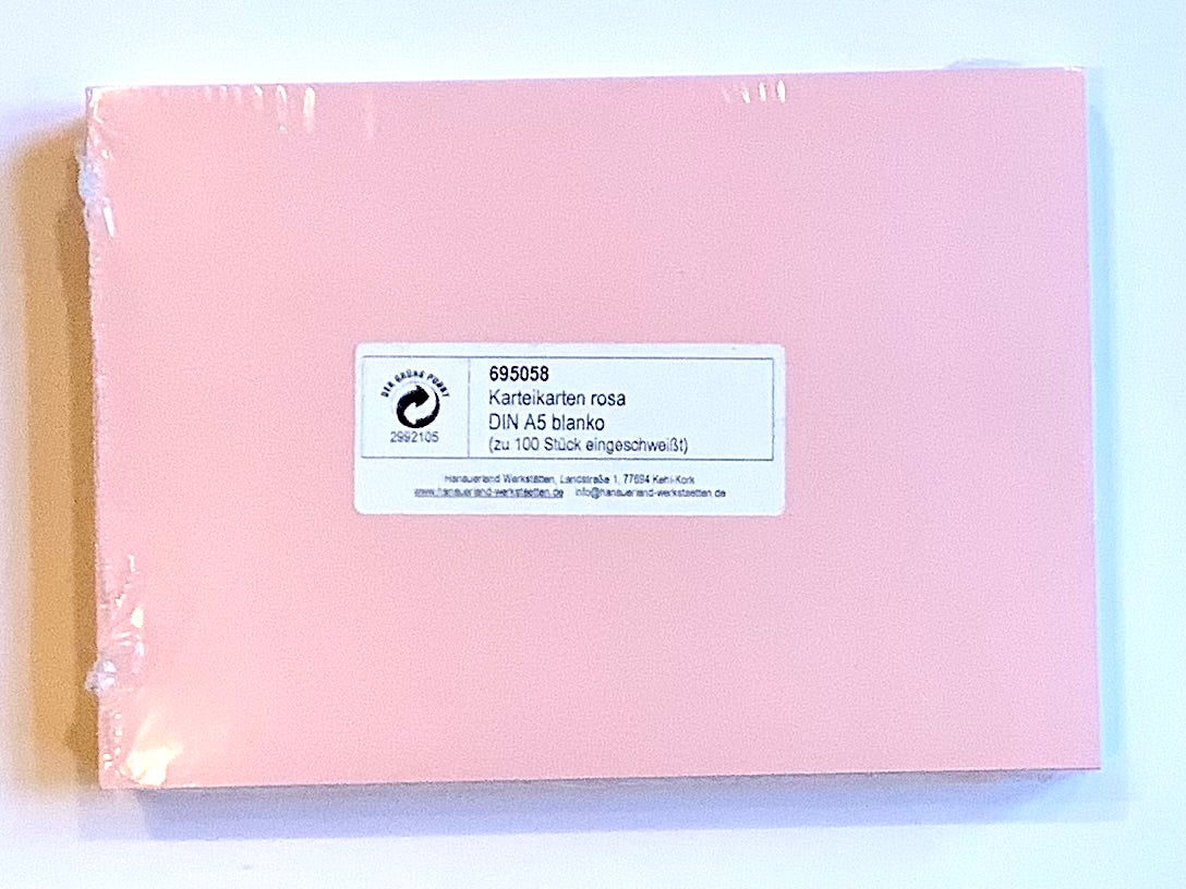 Karteikarten A5 blanko 180g 100St°