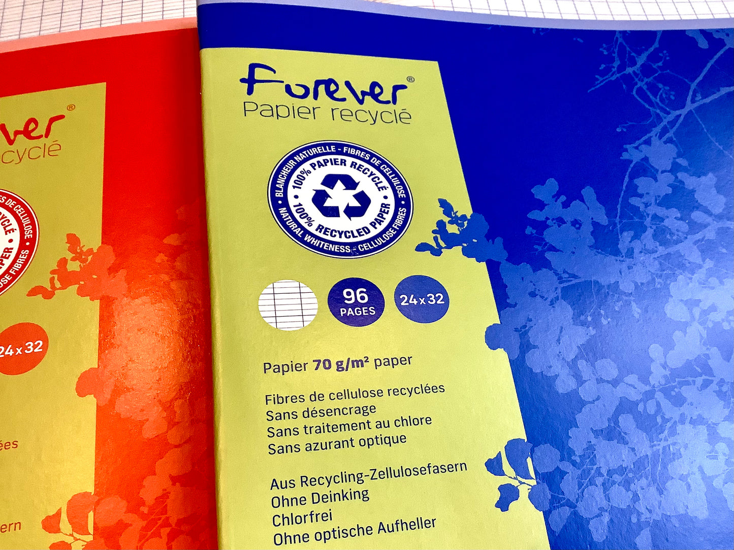 Schulheft französ. Lineatur 24x32 96S 70g Seyes