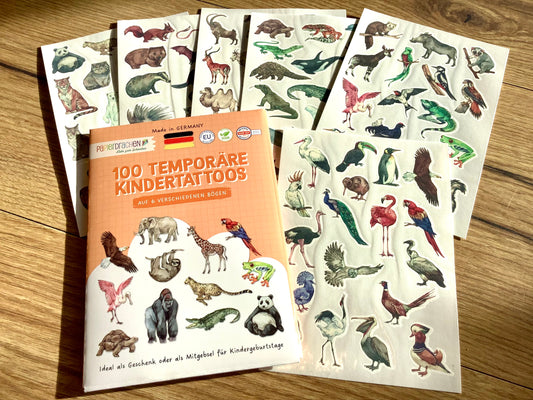Tattoos temporär für Kinder°