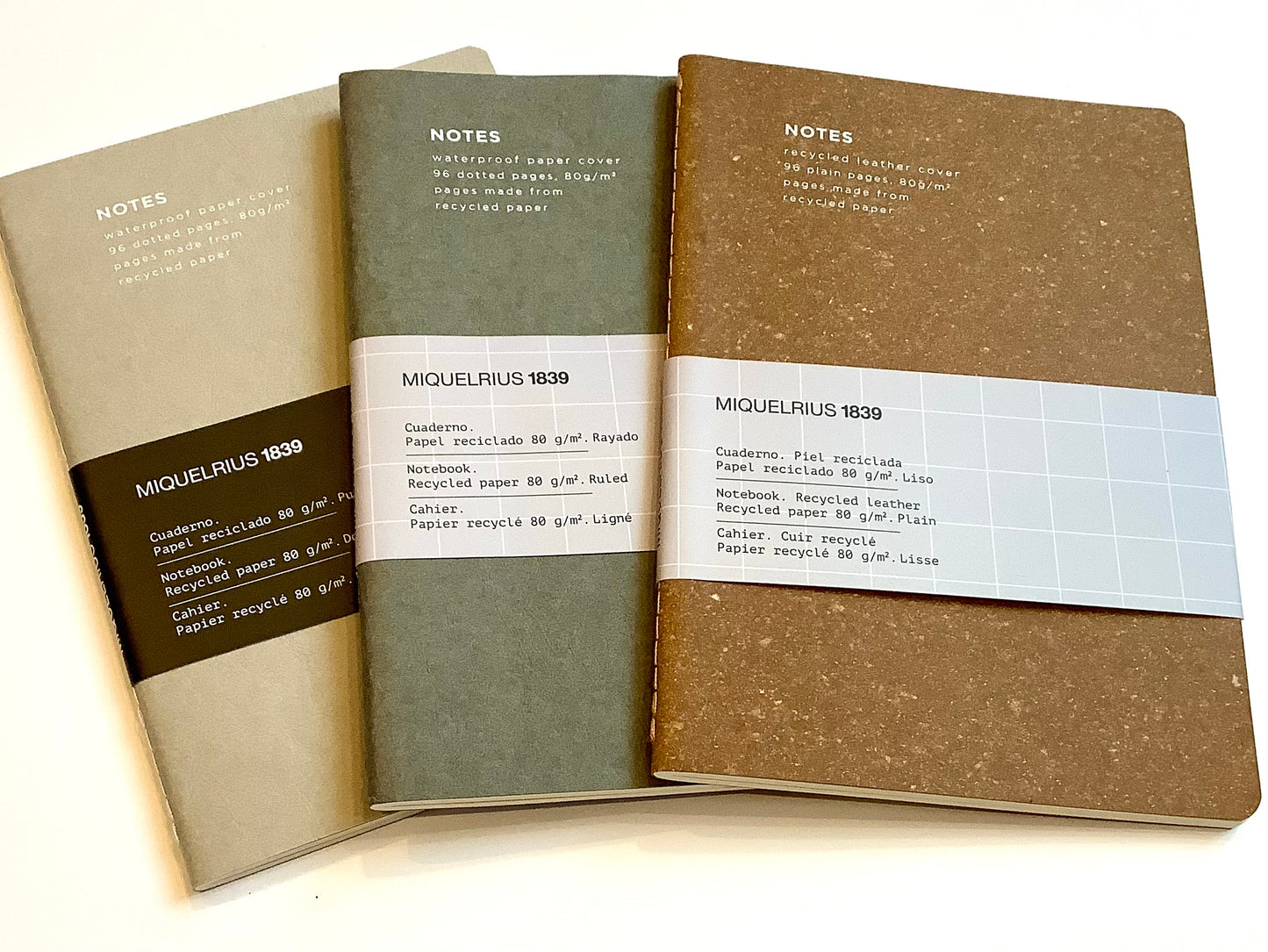 Notizbuch A5 liniert dunkelgrau Miquelrius