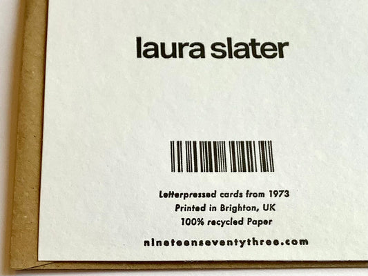 Grußkarte Vasen Brancusi Studio (Laura Slater, 1973)