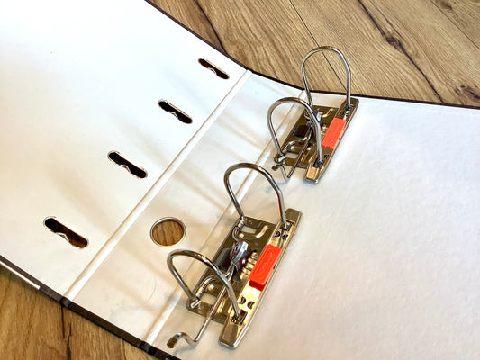 Doppelordner für Kontoauszüge etc. schwarz Herlitz