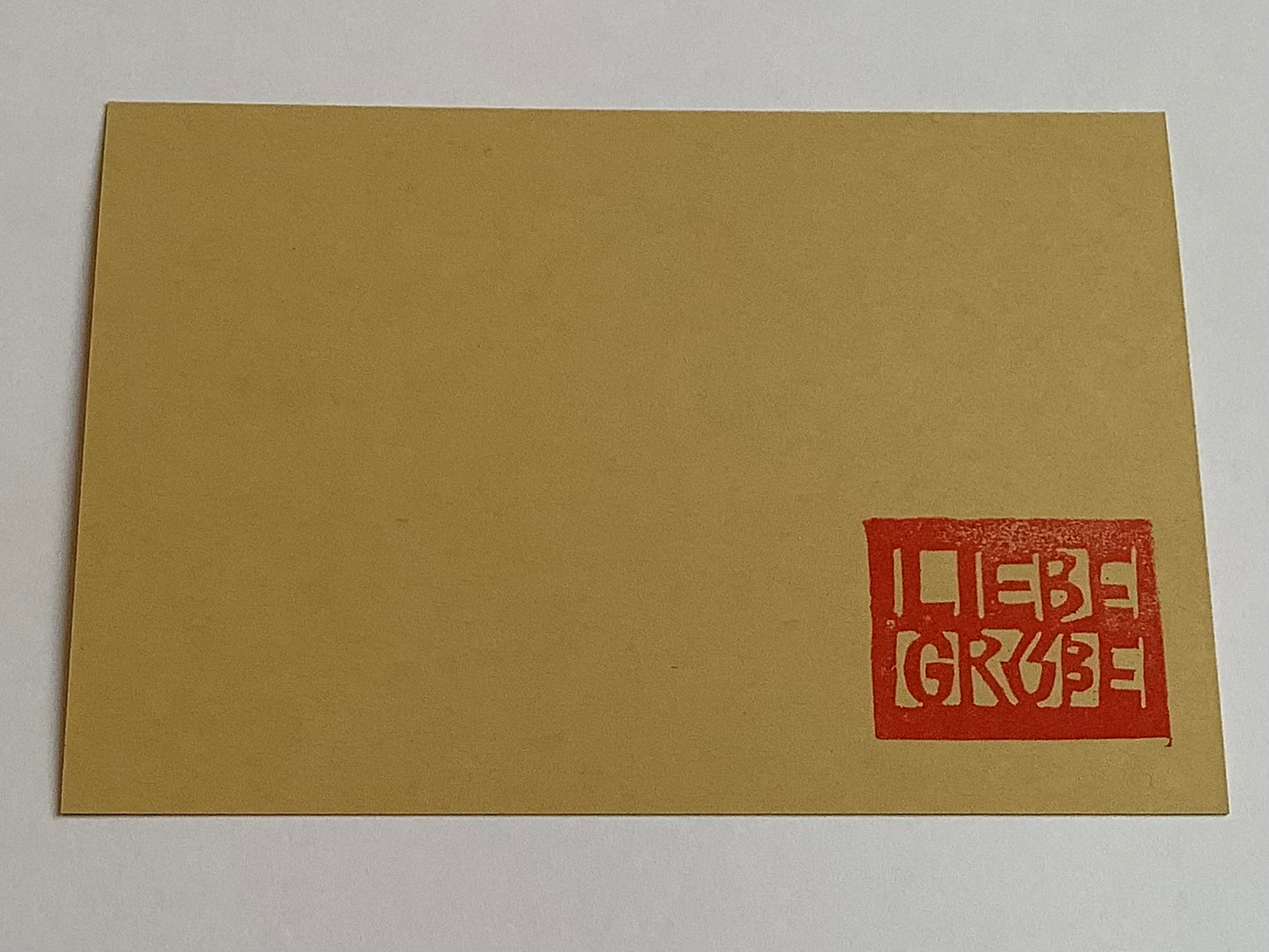 Postkarte LG Liebe Grüße (Flitzpost) - Polly Paper - Umweltfreundliche Schreibwaren