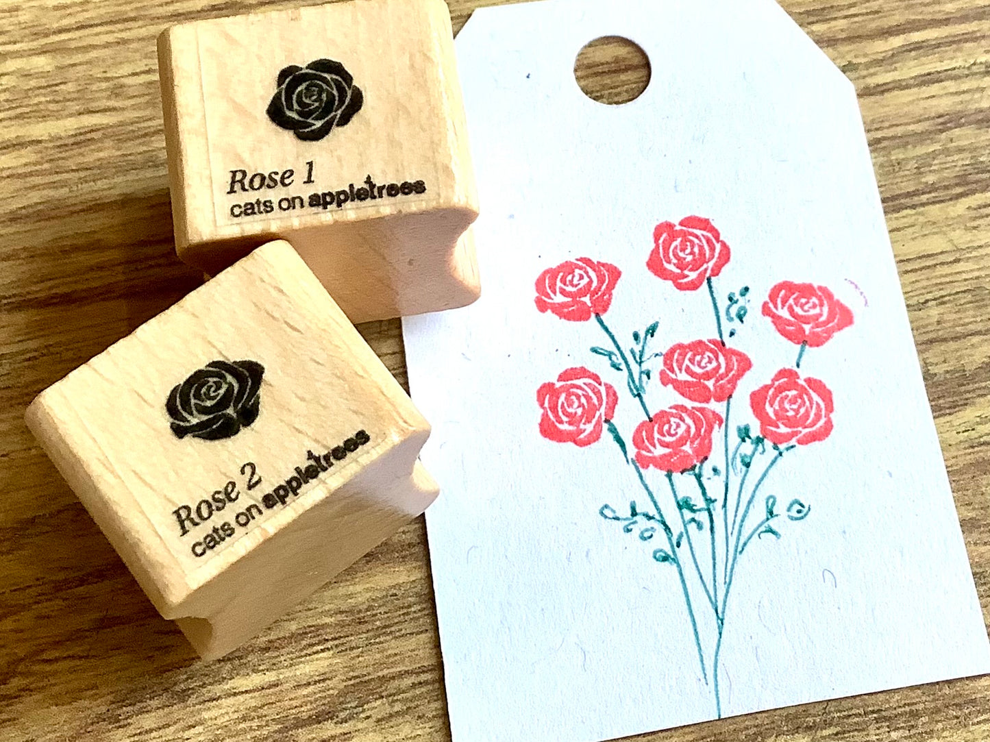 Ministempel Rose (Cats on Appletrees)°