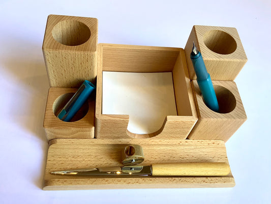 Schreibtisch-Organizer Buche groß