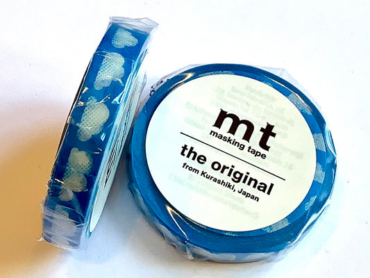 mt tape Clouds 7mm slim 7m (weiße Wolken auf blau)