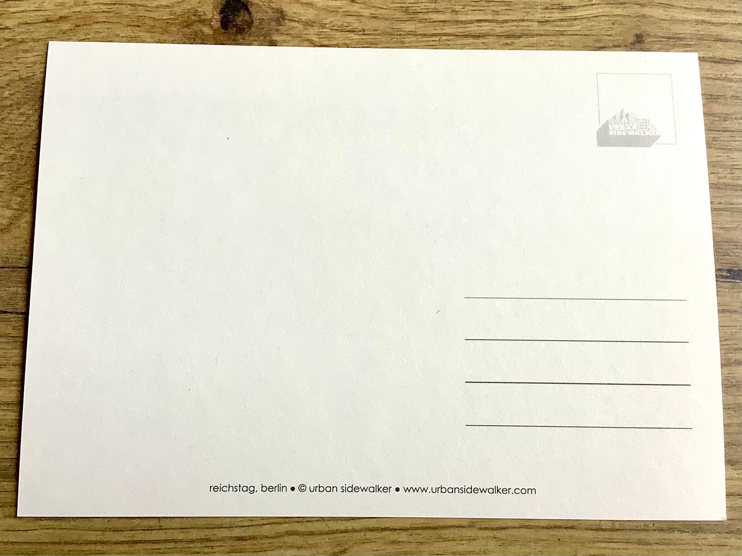 Postkarte Reichstag Berlin (urban sidewalker) RC