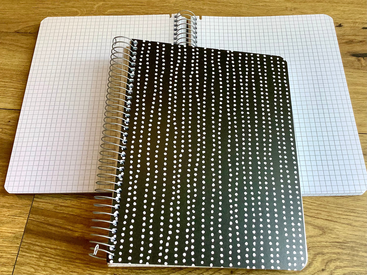 Collegeblock A5 kariert 90g Recycling schwarz-weiß 120 Blatt