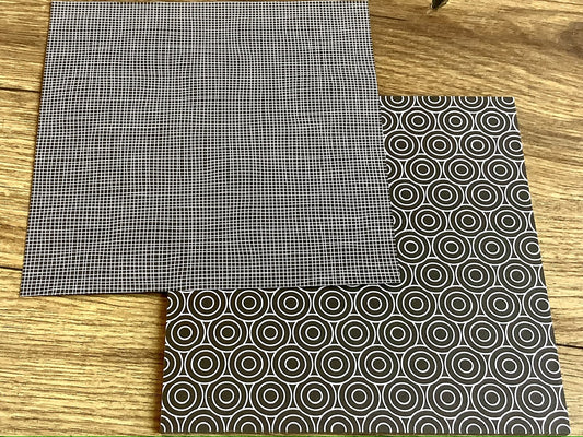 Faltpapier Origami Net&Ciircles sw 15x15