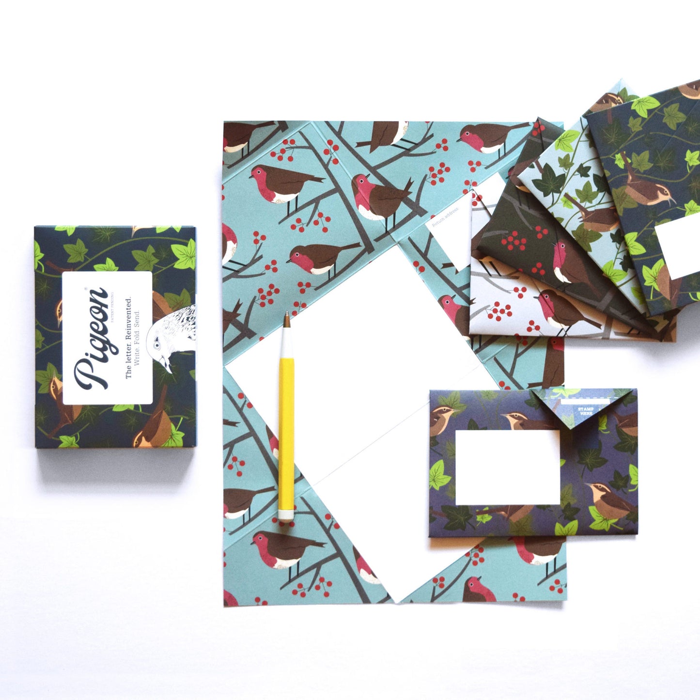 Briefpapier Set PigeonPosted Brieftauben°