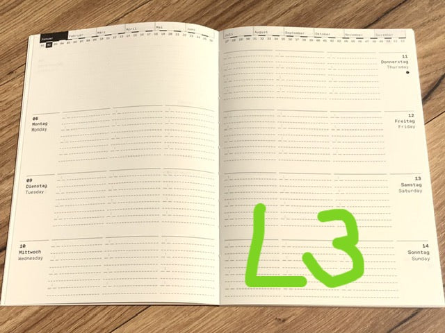 Kalender M (A5) Roterfaden 2026 Layout 3
