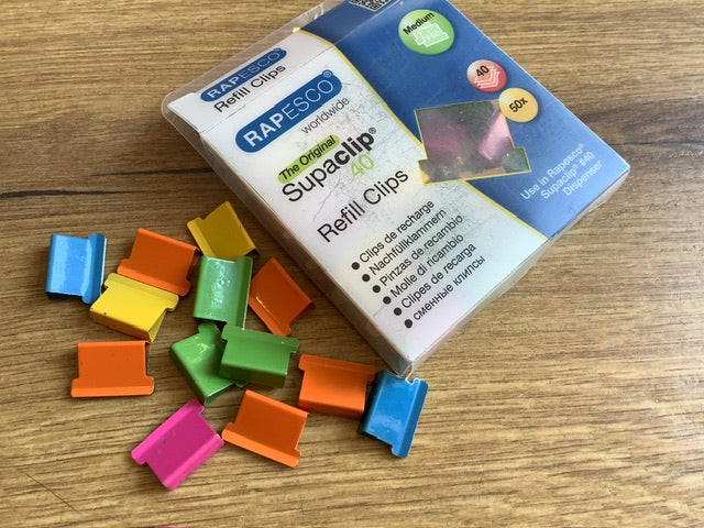 Supaclip silber 1,6cm Rapesco°