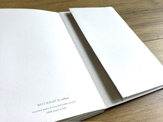 Skizzenbuch MECUM Draft 13x21 blanko RC-Leder arbos