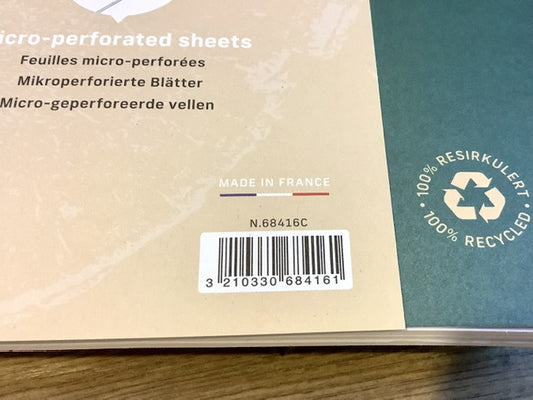 Spiralheft A5 kariert 60Bl. forever „Holz“