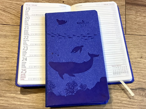 Taschenkalender mini 9x15cm 1W/1S Ocean ALPHA