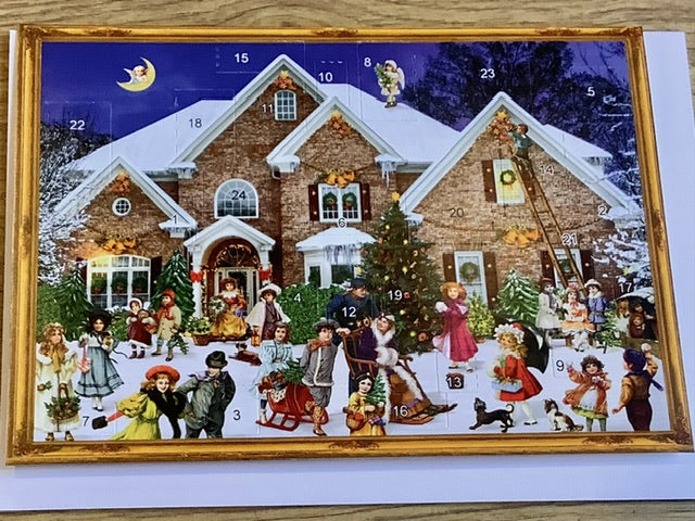 Adventskalender-Klappkarte A6/C6 Sellmer°