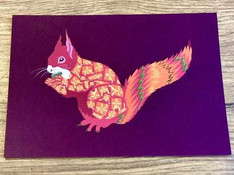 Postkarte Eichhörnchen Maydell