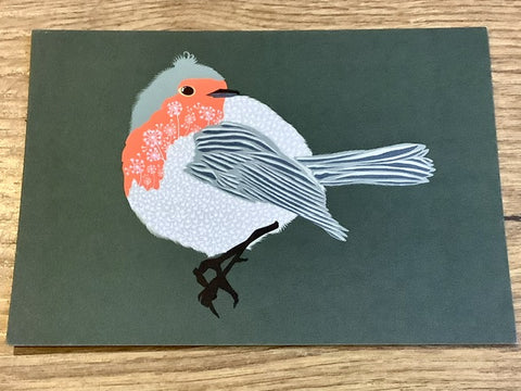 Postkarte Rotkehlchen (Martha von Maydell)