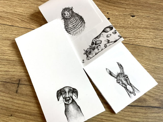 Notizblock schmal Tiere Ligarti°