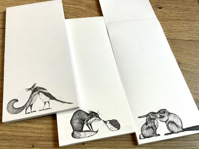 Notizblock schmal Tiere Ligarti°