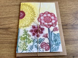 Briefkarte Sonnenblume (Nakomie)