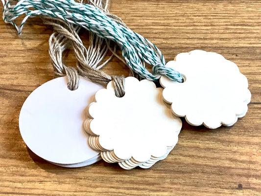 Geschenkanhänger Kreis 5cm Ø RC PP°