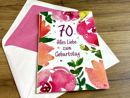 Briefkarte Runder Geburtstag 60-90 (Utermann)