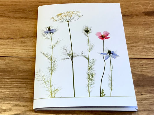 Briefpapier-Set A5 "Nigella" Blumen