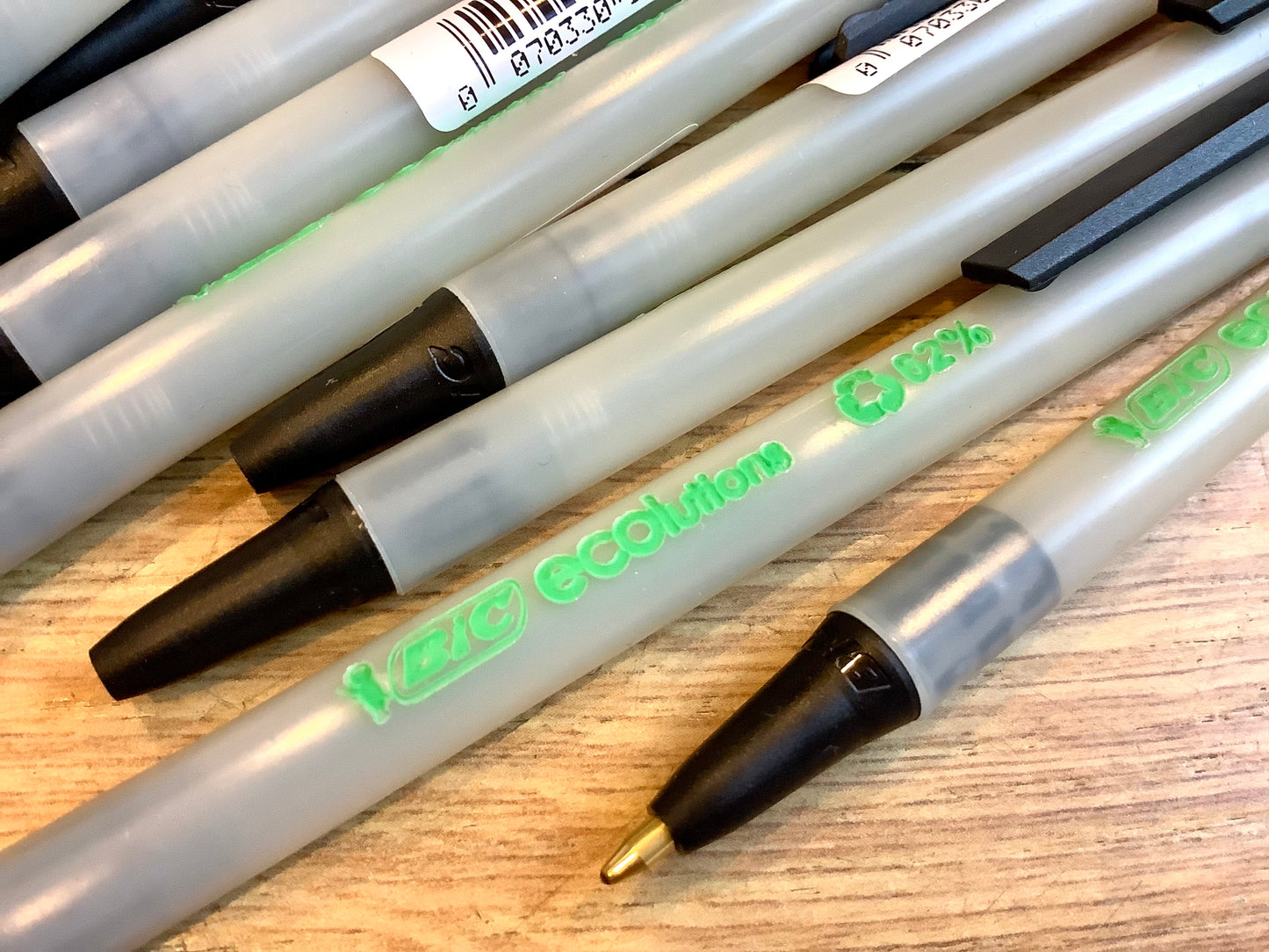 Paket 50 Kulis BIC 62% Recyclingplastik schwarz